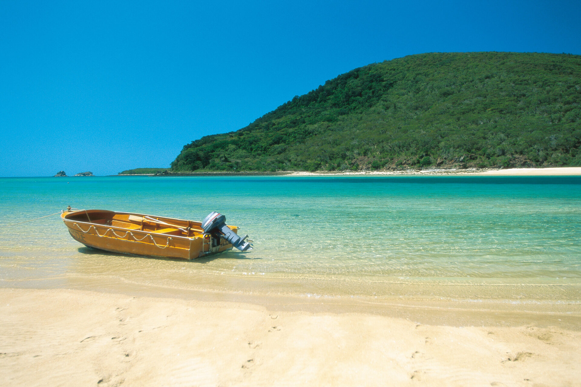 Boat on Sandbar